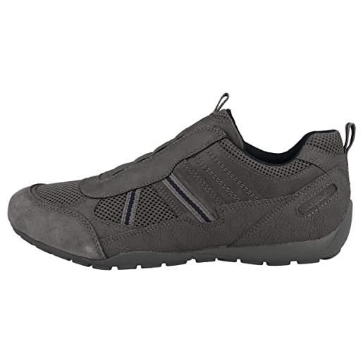 Geox u ravex, scarpe da ginnastica uomo, grigio (grey 01), 45 eu
