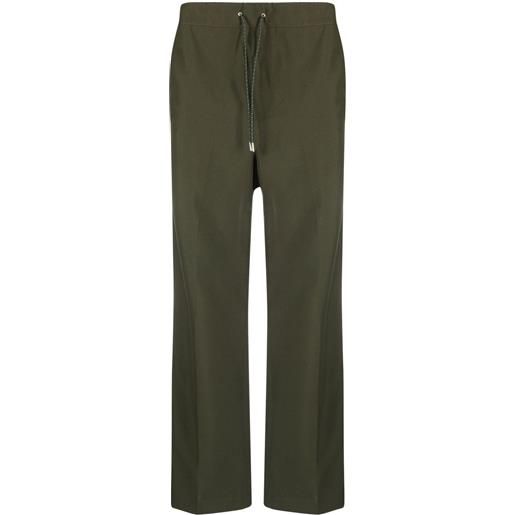 OAMC pantaloni crop con coulisse - verde