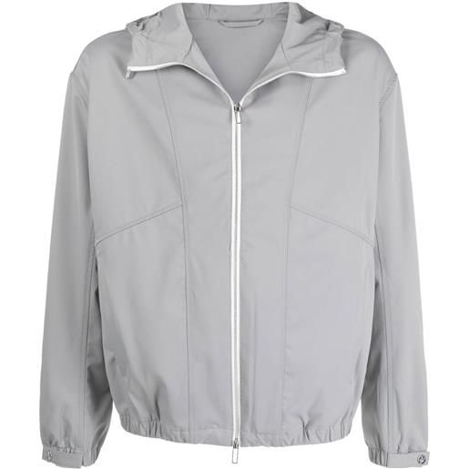 Emporio Armani giacca con cappuccio - grigio