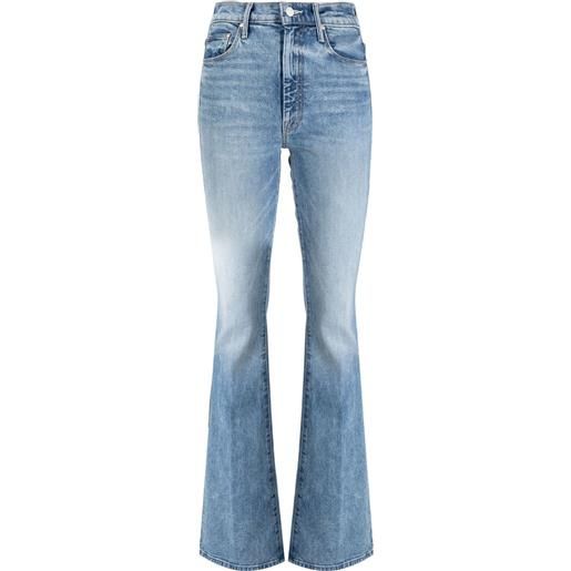 MOTHER jeans svasati weekender a vita alta - blu