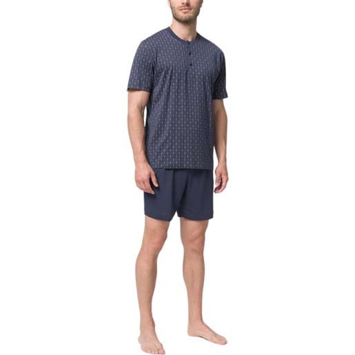 JULIPET pigiama corto in leggerissimo jersey di puro cotone