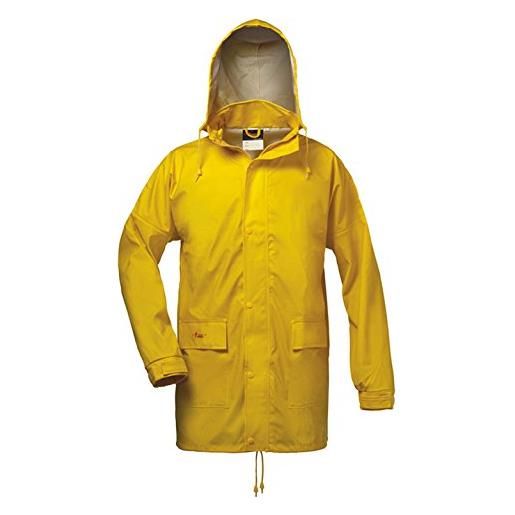 Norway - giacca impermeabile in poliuretano, con cappuccio, vari colori gelb m