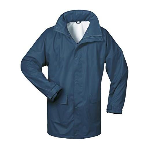 Norway - giacca impermeabile in poliuretano, con cappuccio, colore blu, m