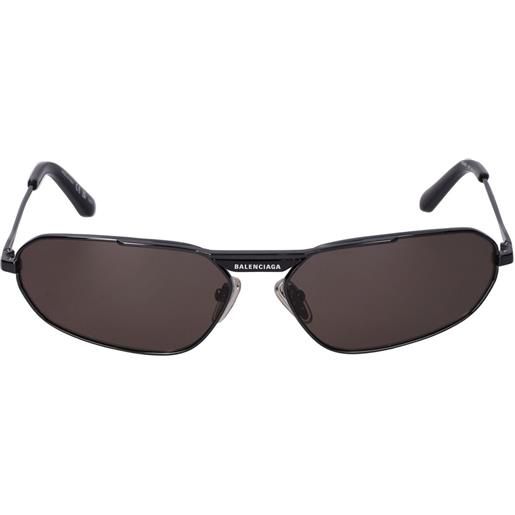 BALENCIAGA occhiali da sole 0245s tag 2.0 in metallo