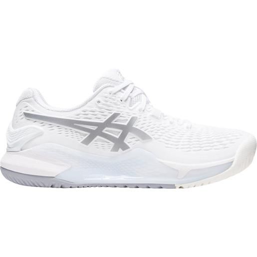 Asics - gel resolution 9 clay (white/pure silver)