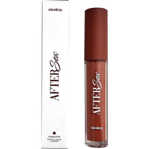 Nicole P after sex rossetto liquido 4ml rossetto mat, rossetto charlotte