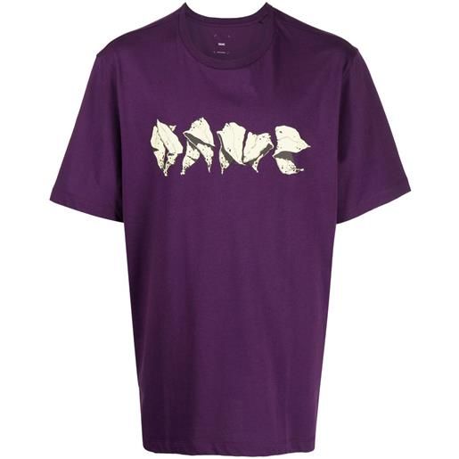 OAMC t-shirt con stampa - viola