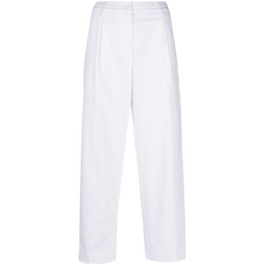 ASPESI pantaloni dritti elasticizzati - bianco