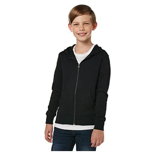 Jack & jones junior jjebasic sweat zip hood noos jr maglione cardigan, light grey melange, 128/ uomo