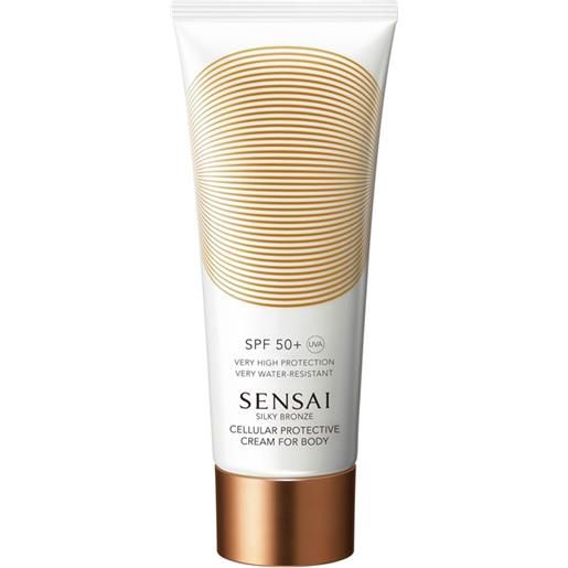Sensai silky bronze silky bronze cellular protective cream for body spf50+