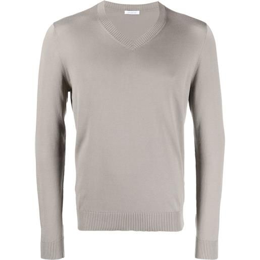 Malo maglione con scollo a v - grigio