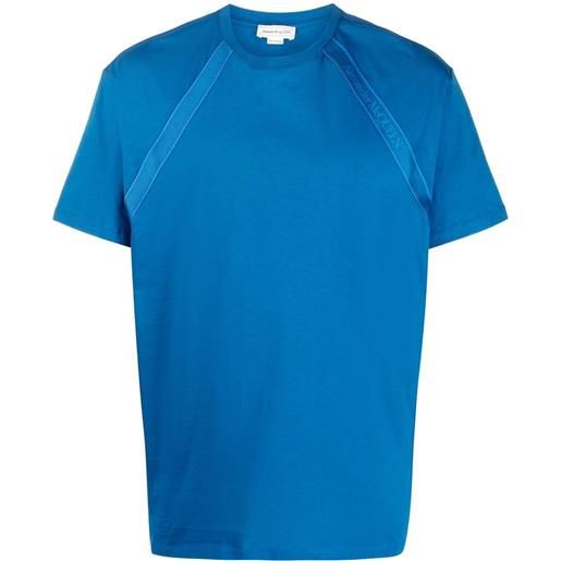 Alexander McQueen t-shirt con maniche corte - blu