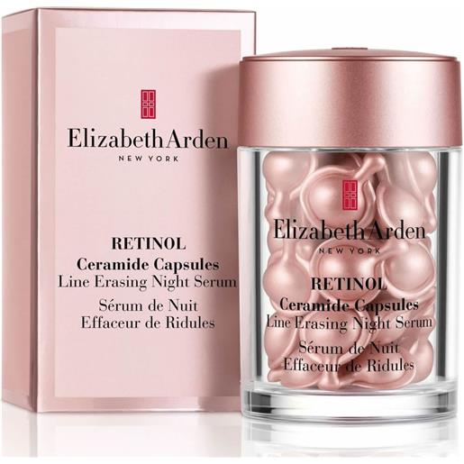 Elizabeth Arden retinol ceramide capsules line erasing night serum 1 x 30 pz siero viso antirughe, tratt. Viso notte antirughe