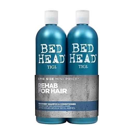 TIGI bed head urban anti-dote recovery shampoo & conditioner duo damage level 2 (25.36oz) by bed. Head