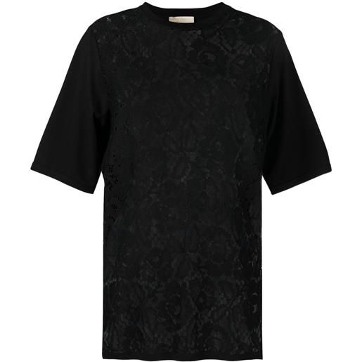 Elie Saab t-shirt con maniche corte - nero