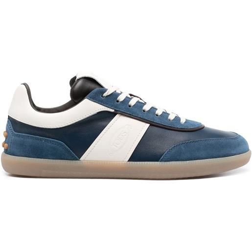 Tod's sneakers con logo - blu