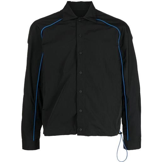 UNRAVEL PROJECT giacca-camicia con stampa - nero