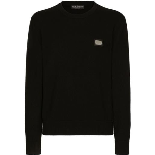 Dolce & Gabbana maglione con dettaglio - nero