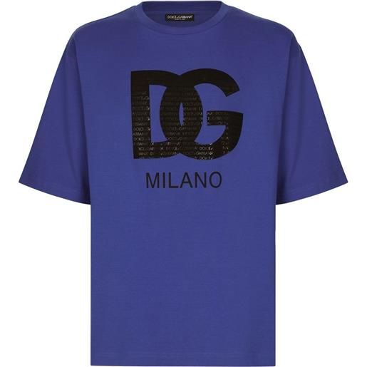 Dolce & Gabbana t-shirt con stampa - blu