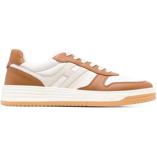 Hogan sneakers h630 bicolore - marrone