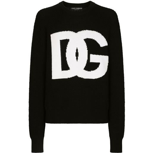 Dolce & Gabbana maglione con logo - nero