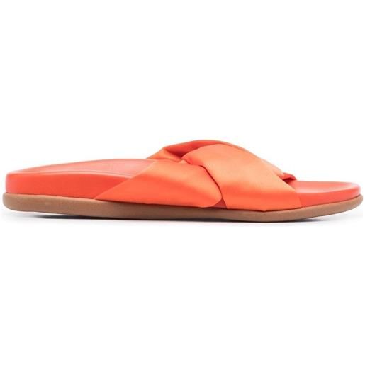 Ancient Greek Sandals sandali whitney con fasce incrociate - arancione