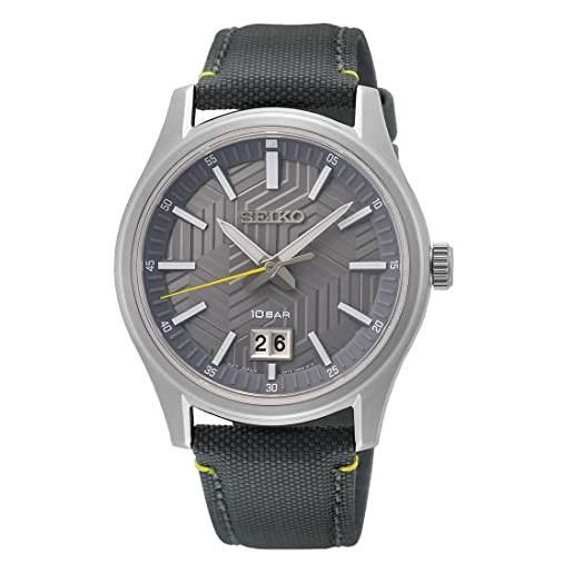 Seiko orologio analogueico quarzo uomo con cinturino in nylon sur543p1