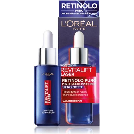 Amicafarmacia l'oréal paris revitalife siero notte antirughe retinolo puro 30ml