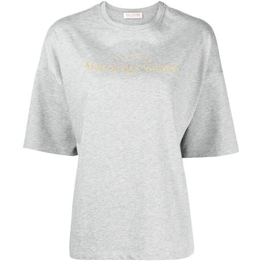 Valentino Garavani t-shirt valentino con stampa - grigio