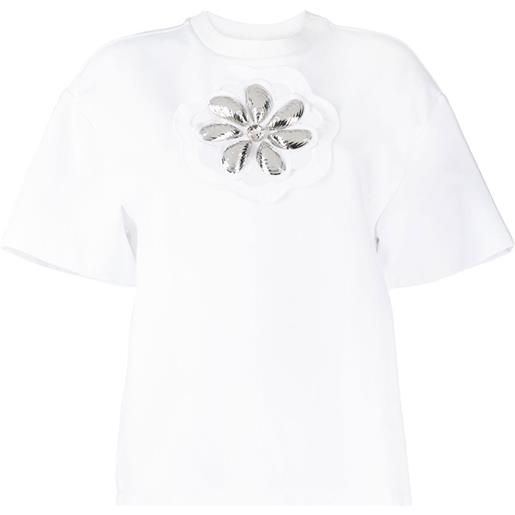 AREA t-shirt con dettaglio cut-out - bianco