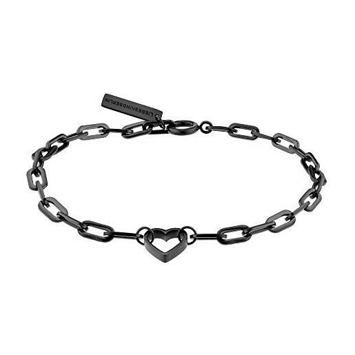 Liebeskind braccialetto con ciondolo a forma di cuore, 20, acciaio inossidabile, nessuna. 
