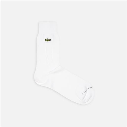 Lacoste classic crocodile socks white unisex