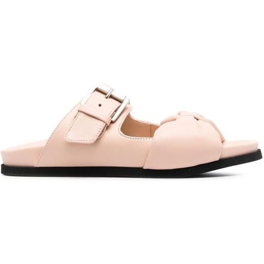 Nº21 sandali slides con fiocco - rosa