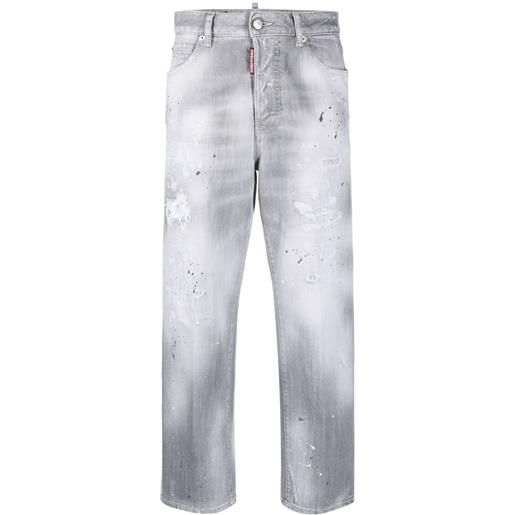 Dsquared2 jeans crop - grigio