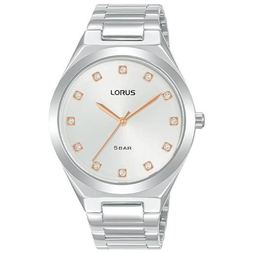 Lorus orologio analogueico quarzo donna con cinturino in metallo rg201wx9