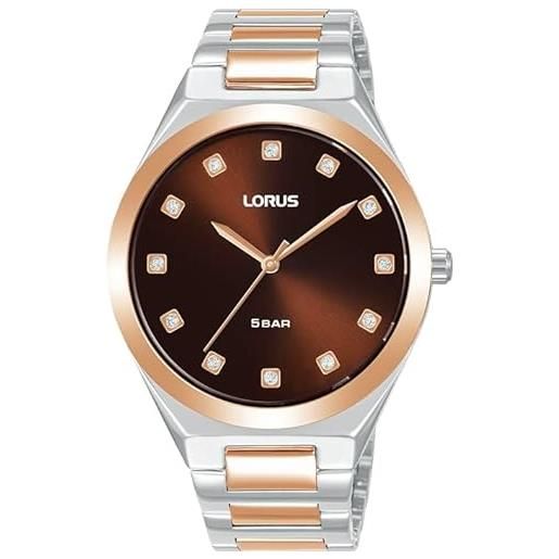 Lorus orologio analogueico quarzo donna con cinturino in metallo rg204wx9