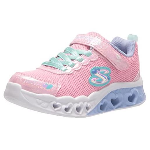 Skechers 302317l pkmt, scarpe da ginnastica bambine e ragazze, pink sparkle mesh multi trim, 33.5 eu