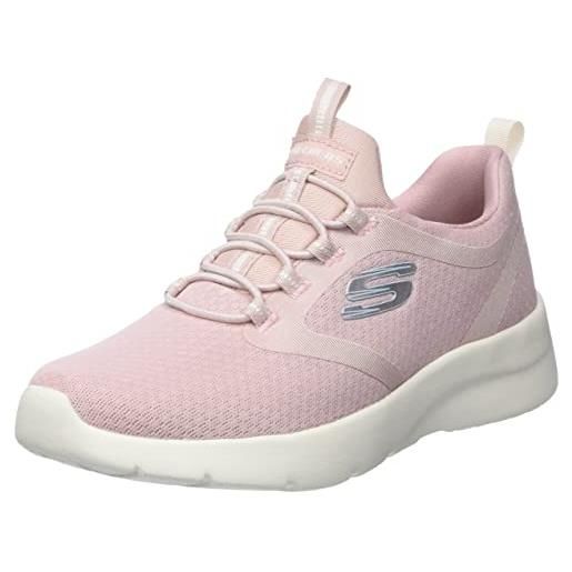 Skechers 149693 nvy, sneaker donna, navy mesh pink trim, 38 eu
