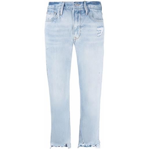 FRAME jeans con effetto vissuto - blu