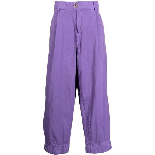 Kolor pantaloni con cavallo basso - viola