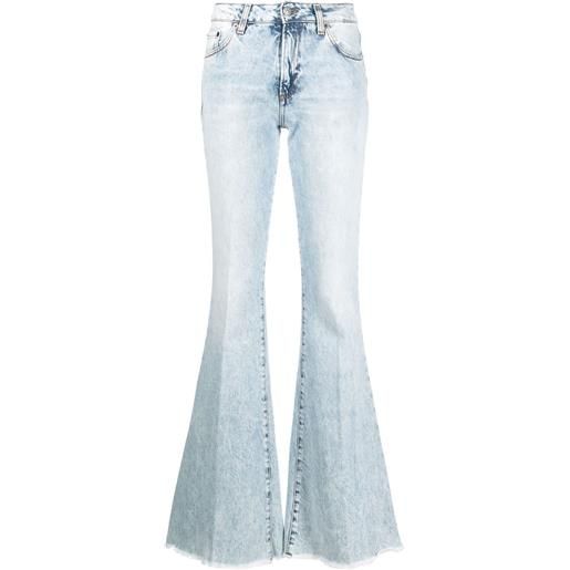 Haikure jeans svasati a vita bassa - blu