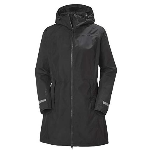 Helly Hansen women's lisburn raincoat, black, xs
