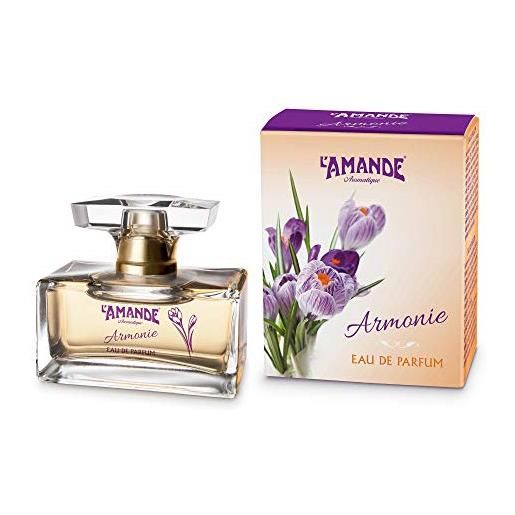 L'amande - profumo donna fresco con note di vaniglia, limone, gelsomino, agrumati di arancia e mandarino, eau de parfum - armonie 50 ml