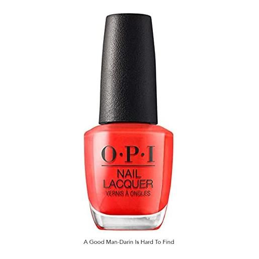 OPI nail lacquer | smalto per unghie, a good man-darin is hard to find | rosso aranciato, 15ml