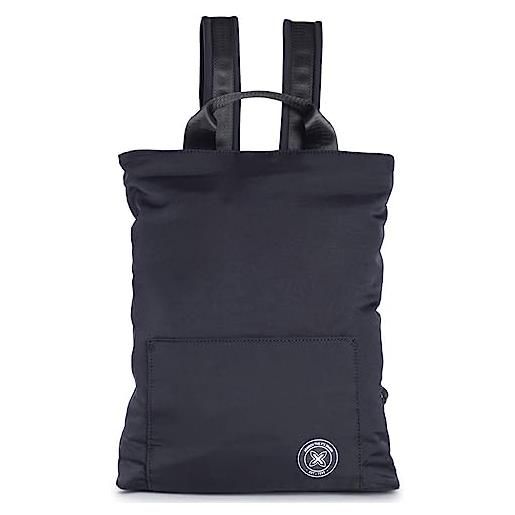 Munich gloss backpack black, borse moda monaco unisex-adulto, nero 066