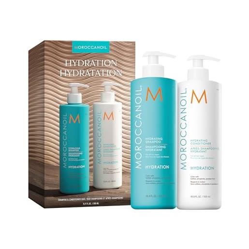Moroccanoil hydrate shampoo e conditioner half-liter set