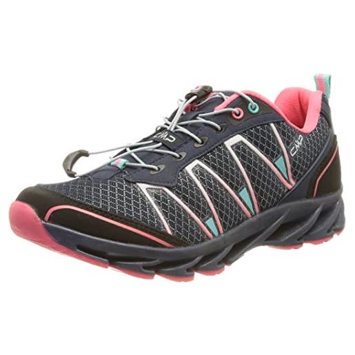 CMP kids altak trail shoe 2.0, scarpe sportive da bambini unisex - bambini e ragazzi, navy-pink fluo-a. Marina, 41 eu