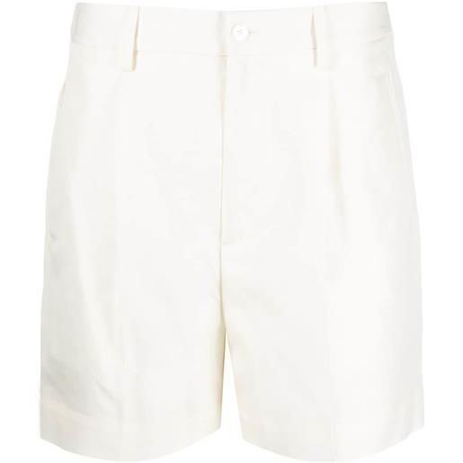 Ralph Lauren Collection shorts a vita alta - bianco