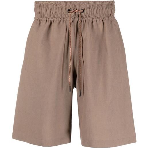 Viktor & Rolf shorts con coulisse - marrone