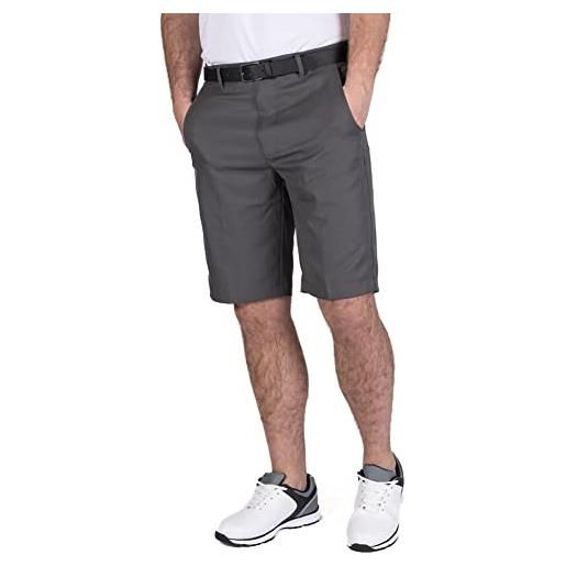 Island Green golf mens tour 4 functional pocket comfortable ventalation shorts, pantaloncini donna, grigio argento, vita 96,5 cm